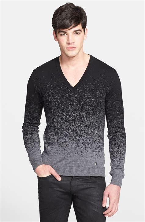 versace collection ombré wool sweater
